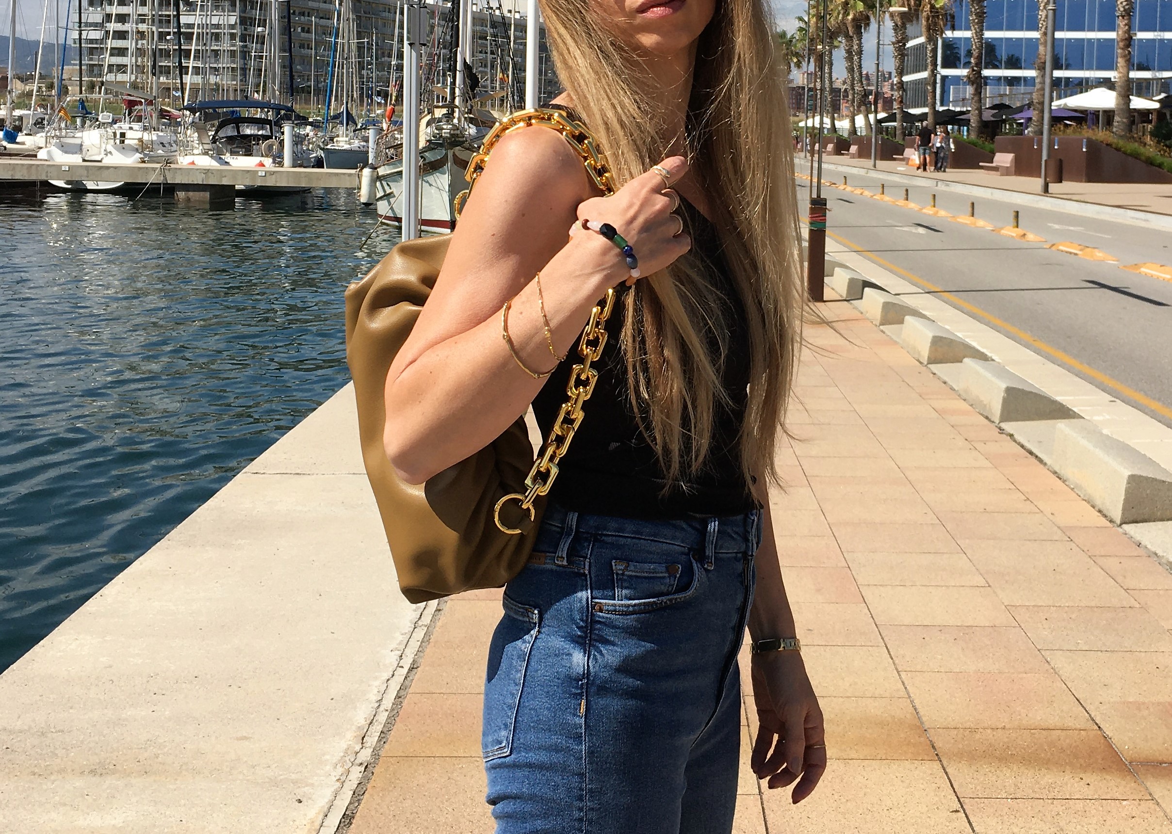 On trend: the chunky chain handbag