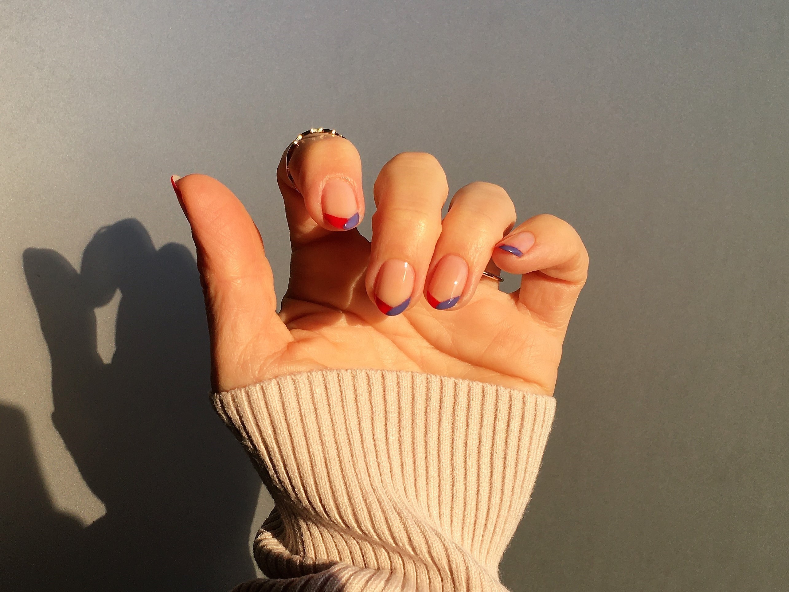 The two-tone French tip nail art that will take your manicures to the next level