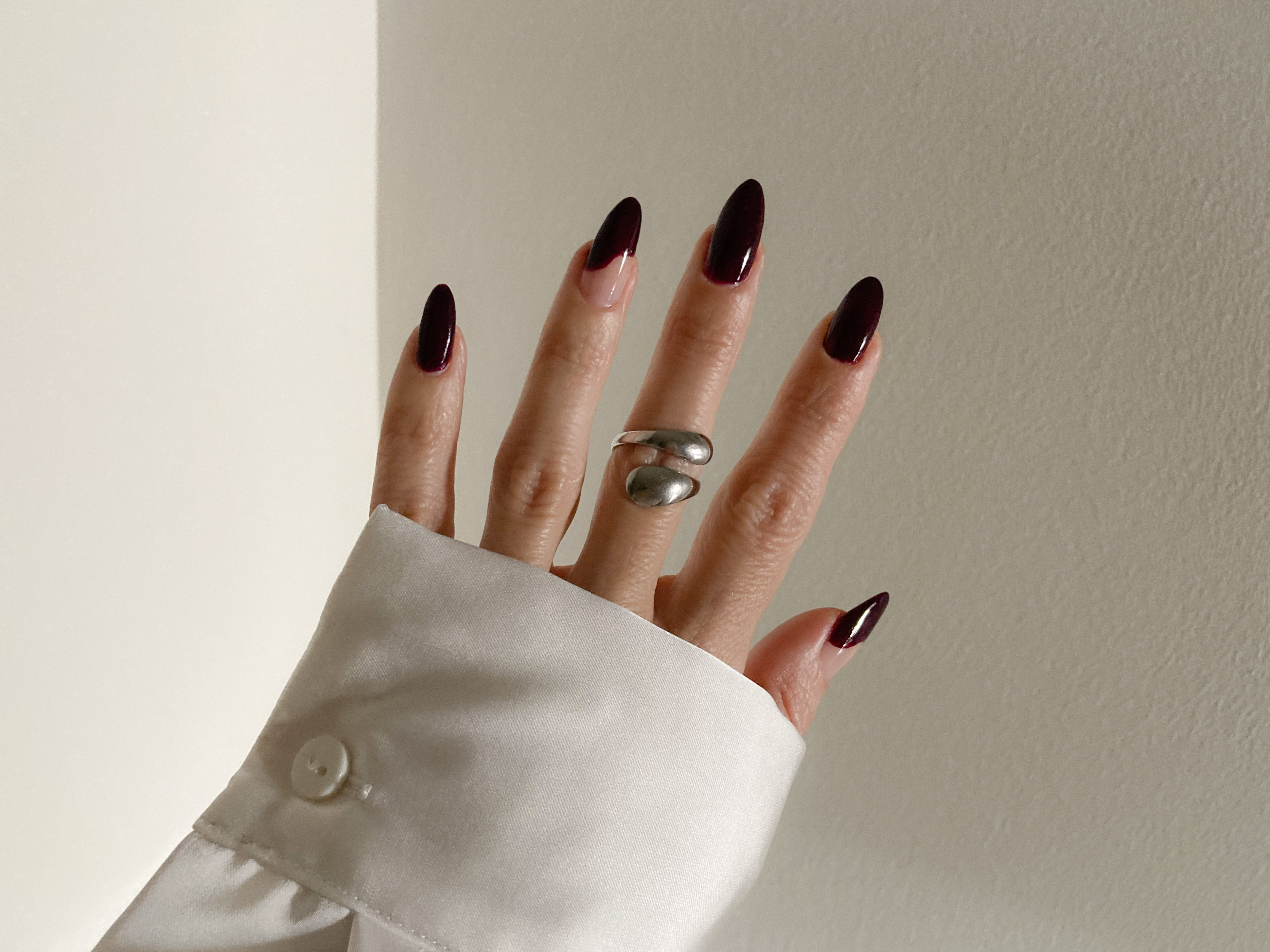 The nail trend to try right now: cherry mocha nails